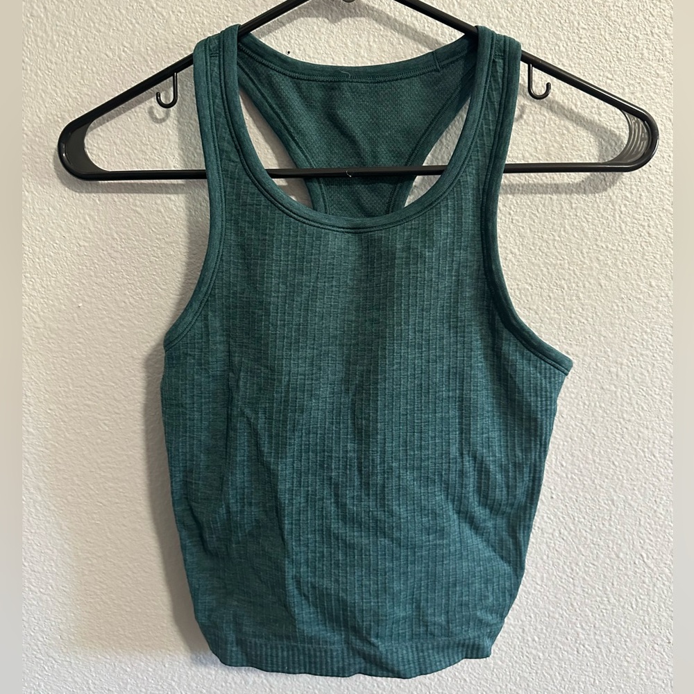 Lululemon Ebb to Street Cropped Racerback Tank Top